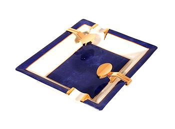 Madrona Blue Large Cigar Ashtray