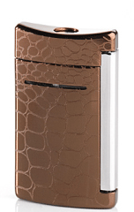 Mini X-Tend Brown Crocodile Torch Flame Wind-Resistant Lighter